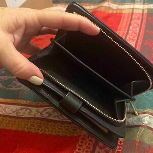 Kate Spade quilted black wallet